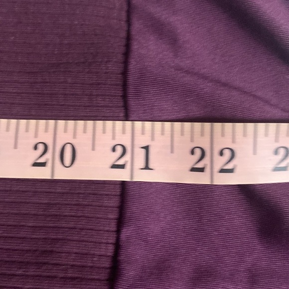 EUC White Birch Purple Long Sleeve Cold Shoulder Ribbed Bodysuit -Size Large - Picture 7 of 8